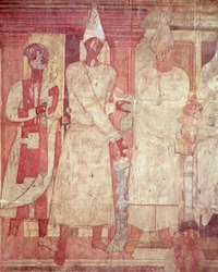 Scene of a sacrifice by Conon and his family, from the Temple of Bel, Dura Europos